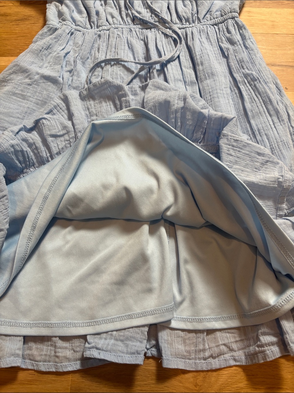 Honey & Sparkle Blue Babydoll Dress - Picture 7 of 14